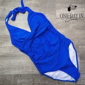 Suuksess Cross Front One Piece Swimsuit Size S